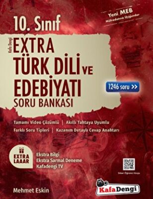 10. Sınıf Türk Dili ve Edebiyatı Extra Soru Bankası kapağı