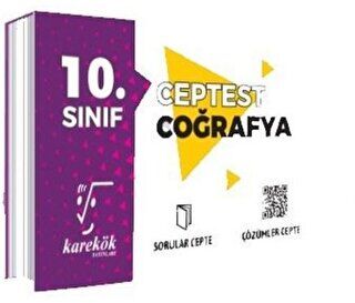 10. Sınıf Cep Test Coğrafya kapağı