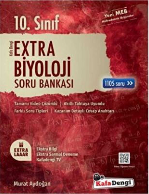 10. Sınıf Extra Biyoloji Soru Bankası kapağı