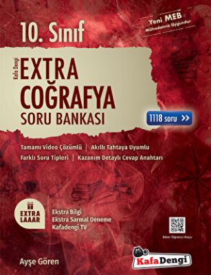 10. Sınıf Extra Coğrafya Soru Bankası kapağı