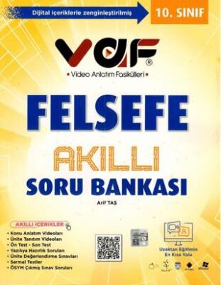 10. Sınıf VAF Felsefe Soru Bankası kapağı