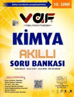 10. Sınıf Kimya Akıllı Soru Bankası kapağı