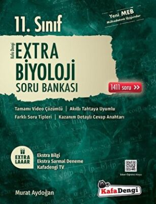 11. Sınıf Extra Biyoloji Soru Bankası kapağı