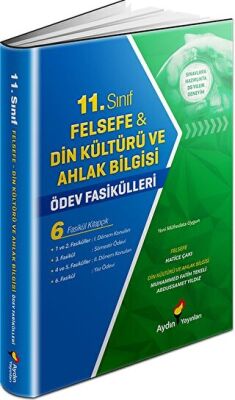 11. Sınıf Felsefe Din Kültürü ve Ahlak Bilgisi Ödev Fasikülleri kapağı
