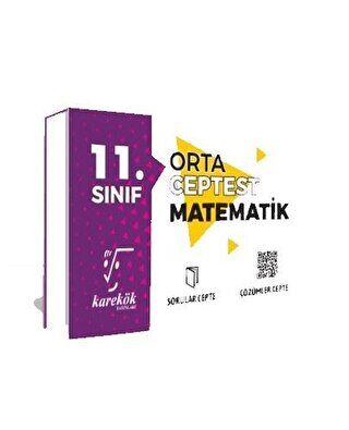 11. Sınıf Matematik Ceptest Orta kapağı