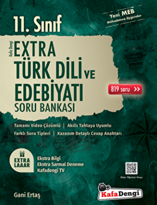 11. Sınıf Türk Dili ve Edebiyatı Extra Soru Bankası kapağı
