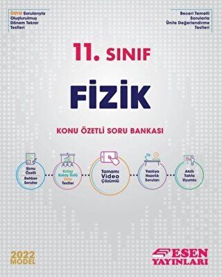 11. Sınıf Fizik Konu Özetli Soru Bankası kapağı