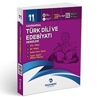 11. Sınıf Kavramsal Türk Dili ve Edebiyatı Dergileri 4 Fasikül kapağı