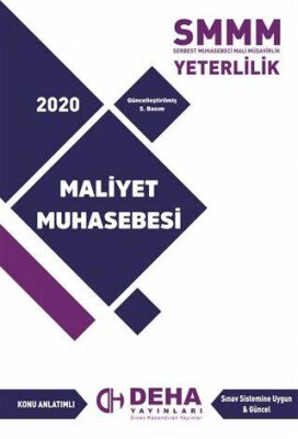 Deha Yayınları 2020 SMMM Yeterlilik Maliyet Muhasebesi