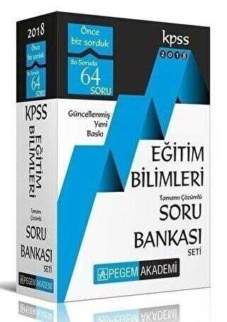 2018 KPSS Eğitim Bilimleri Tamamı Çözümlü Modüler Soru Bankası Seti 6 Kitap Takım