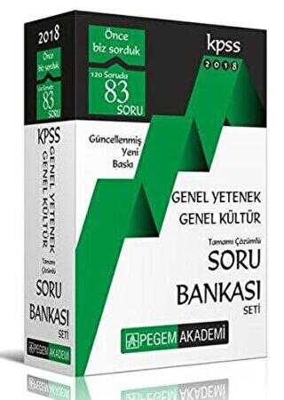 2018 KPSS Genel Yetenek Genel Kültür Tamamı Çözümlü Soru Bankası Seti 5 Kitap Takım