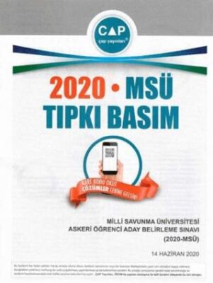 2020 MSÜ Tıpkı Basım kapağı