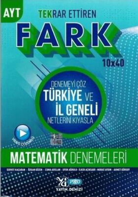AYT Matematik Fark Tekrar Ettiren Denemesi kapağı