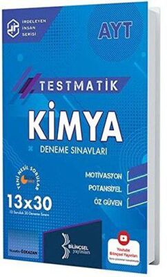 Bilinçsel Yayınları AYT Testmatik Kimya Dememe Sınavları kapağı