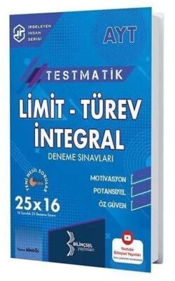AYT Testmatik Limit - Türev - İntegral Deneme Sınavları kapağı