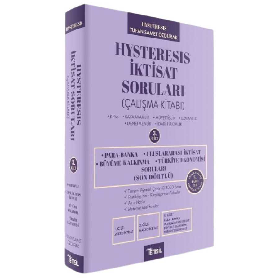 Hysteresis İktisat Soruları Cilt: 3 - Son Dörtlü kapağı