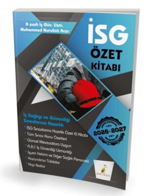 İş Güvenliği Uzmanlığı Sınavlarına Hazırlık İSG Özet Kitabı kapağı
