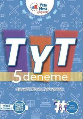 Yeni Nesil Yayınevi Yeni Nesil Yks Tyt 5 Deneme Sınavı Video Çözümlü kapağı