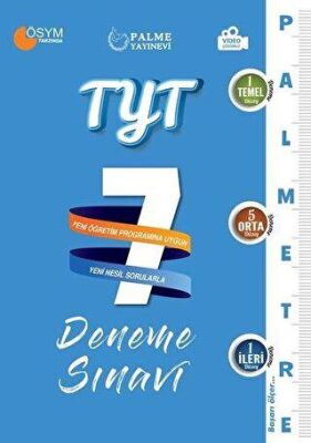 Palme YKS TYT 7 Deneme Palmetre Video Çözümlü kapağı