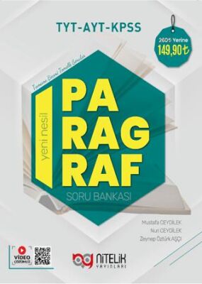 YKS-TYT-AYT-KPSS Paragraf Soru Bankası kapağı