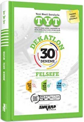 TYT Dekatlon Felsefe 30 Deneme kapağı