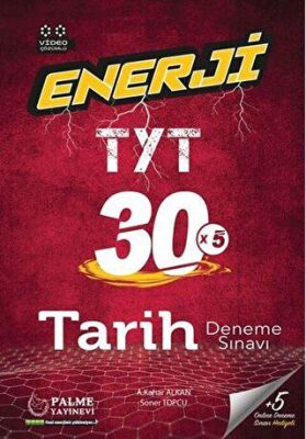 Palme YKS TYT Enerji Tarih 30 Deneme Sınavı Video Çözümlü kapağı