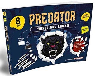 8. Sınıf Türkçe Predator Soru Bankası kapağı