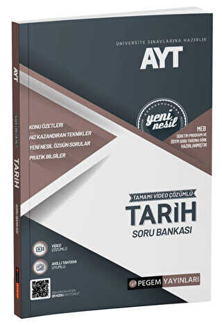 AYT Tarih Soru Bankası kapağı