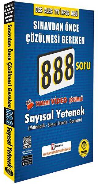 DGS ALES Video Çözümlü 888 Sayısal Soru Bankası kapağı