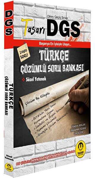 Tasarı DGS Türkçe Soru Bankası kapağı