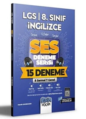 LGS 8. Sınıf İngilizce SES Deneme Serisi 15 Deneme kapağı