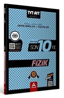 2022 TYT AYT Fizik Son 10 Yıl Konularına Göre Çıkmış Sorular ve Çözümleri kapağı