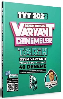 TYT Tarih Tamamı Video Çözümlü 40 Deneme Sınavı kapağı