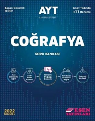 AYT Coğrafya Soru Bankası kapağı