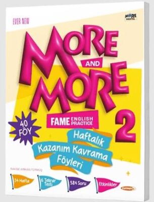 2. Sınıf More More Haftalık Kazanım Kavrama Föyleri 44 Föy kapağı