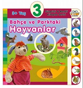 3+ Yaş Bahçe ve Parktaki Hayvanlar kapağı