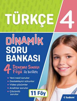 4. Sınıf Türkçe Dinamik Soru Bankası kapağı