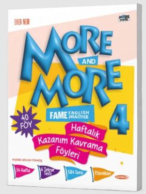 4. Sınıf More More Haftalık Kazanım Kavrama Föyleri 44 Föy kapağı