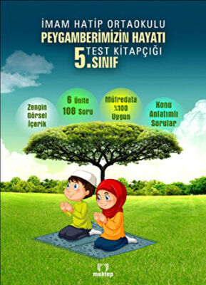 Mektep Yayınları 5. Sınıf İmam Hatip Ortaokulu Peygamberimizin Hayatı Test Kitapçığı