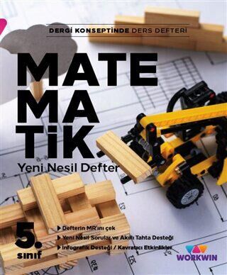 Workwin 5. Sınıf Matematik Yeni Nesil Defter kapağı