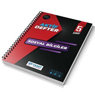 5. Sınıf Sosyal Bilgiler Aktif Defter kapağı
