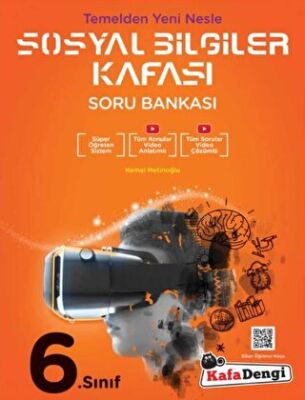 6. Sınıf Sosyal Bilgiler Kafası Soru Bankası kapağı