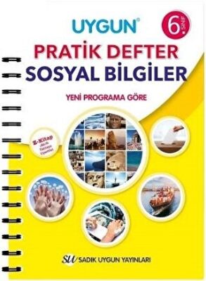 6. Sınıf Sosyal Bilgiler Pratik Defter kapağı