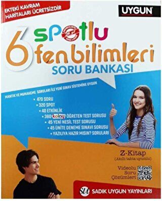 6. Sınıf Spotlu Fen Bilimleri Soru Bankası kapağı
