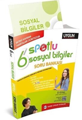 6. Sınıf Spotlu Sosyal Bilgiler Soru Bankası kapağı