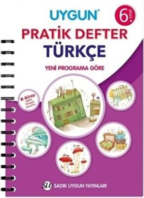 6. Sınıf Türkçe Pratik Defter kapağı