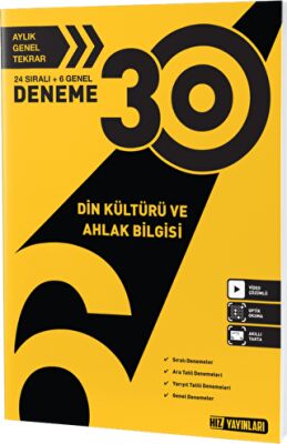 6. Sınıf Din Kültürü 30`lu Deneme kapağı
