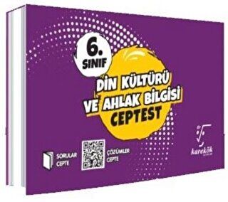 6. Sınıf Din Kültürü ve Ahlak Bilgisi Cep Test kapağı