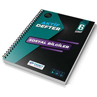 6. Sınıf Sosyal Bilgiler Aktif Defter kapağı