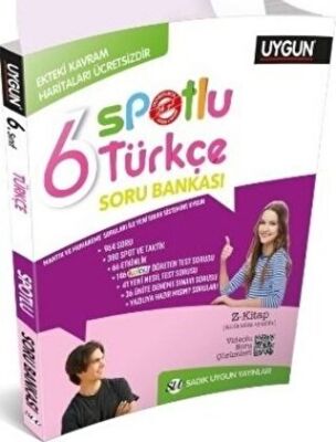 6. Sınıf Spotlu Türkçe Soru Bankası kapağı